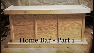 How To Make A Reclaimed Home Bar  Part 1 [upl. by Sidney147]