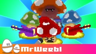 Pixel Shrooms  animated music video  MrWeebl [upl. by Zoarah]