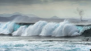 Ocean Waves Crashing  Relaxing Sounds  Calming Relaxation Music For Sleeping  1 Hour [upl. by Ahsead]