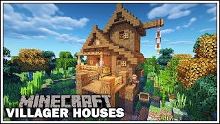 Minecraft Villager Houses  THE FISHERMAN  Minecraft Tutorial [upl. by Assiron349]