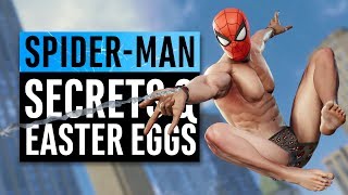 SpiderMan PS4  60 Easter Eggs and Secrets [upl. by Madra550]