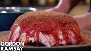 Gordon Ramsays Eton Mess Bombe Recipe [upl. by Vogeley810]