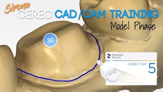 Sirona CEREC 513 CADCAM Dental Training  Model Phase [upl. by Gosser725]