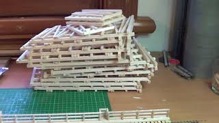 Trestle Bridge Build Part 3 quot Rails amp Weatheringquot [upl. by Atsirak746]