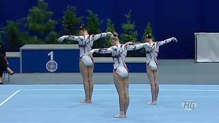 Acrobatic Gymnastics Worlds 2010 Ukraine WG Combined [upl. by Allissa]