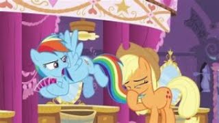 Rainbow Dash Farts in Applejacks Face funny stinky [upl. by Ojahtnamas125]