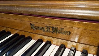 Henry F Miller Walnut Spinet [upl. by Ahteres212]