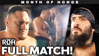 Jay Briscoe vs Samoa Joe ROH World Championship FULL MATCH ROH Supercard of Honor IX [upl. by Denae]