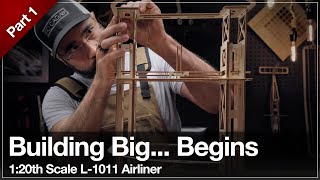 The BIG Build Begins  Scale L1011 RC Airliner Center Fuselage  Part 1 [upl. by As]