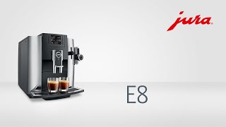 JURA E8  Kaffeevollautomat  Fully automatic coffee machine [upl. by Lauren228]