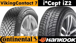 Continental VikingContact 7 vs Hankook Winter iCept iZ2 [upl. by Dieter]