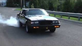 Buick Grand National New TransmissionConverterBurnout [upl. by Blane6]