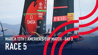 36th Americas Cup  Race 5 [upl. by Terrene]