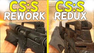 CS ReSource vs CS Source Redux  Weapons Comparison [upl. by Sachs665]