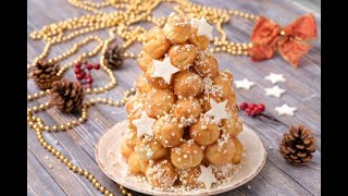 Classic french croquembouche how to make it at home [upl. by Yelmene234]