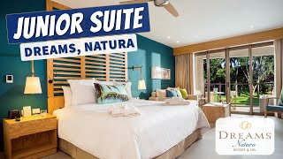 Junior Suite Tropical View  Dreams Natura Resort amp Spa  Full Walkthrough Tour amp Review  4K [upl. by Notneuq]