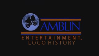 Amblin Entertainment Logo History [upl. by Len]