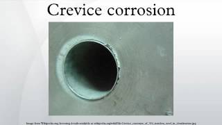 Crevice corrosion [upl. by Haneen]