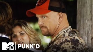 Ashton Kutcher vs Stone Cold Steve Austin Ashlee Simpson amp D12  Punkd [upl. by Anear]