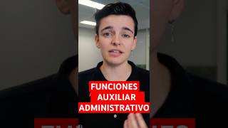 TAREAS de AUXILIAR ADMINISTRATIVO [upl. by Appleton160]