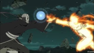 Obito give his 2 SHARINGAN to Kakashi Hatake and activates Perfect SUSANOO [upl. by Evvy]