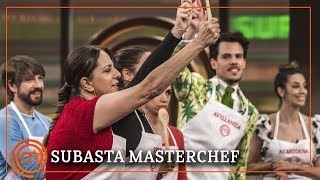 ¿Quién gana la subasta de MasterChef  MasterChef Celebrity 4 [upl. by Sairahcaz]