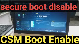 Asus X542U Bios Boot Menu Or Secure Boot Disable CSM Enable Setting Bangla Review [upl. by Mairim]