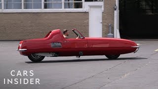 TwoWheeled Car Uses A Gyroscope To Balance [upl. by Puklich]