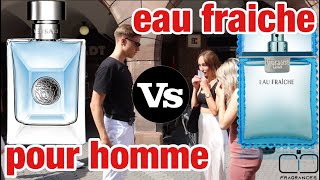 Versace pour homme vs Versace man eau fraîche  fragrance test [upl. by Aerdno]