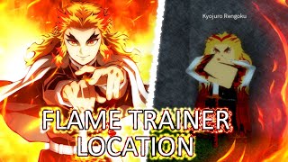 New Flame Breathing Style Trainer Location  Demon Slayer RPG 2 [upl. by Gwennie]