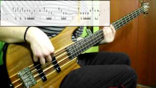 Incubus  Are You In Bass Cover Play Along Tabs In Video [upl. by Hughie]