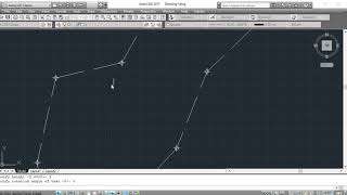 How to draw easting and northing using Autocad and Total Station Data [upl. by Baxy755]