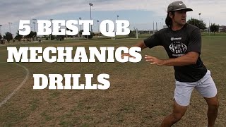 5 BEST QB Throwing Mechanics Drills [upl. by Persson984]