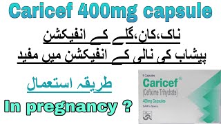 caricef 400 mg capsule uses in urdu Cefixime capsuleTreat infectionsHow to use side effects [upl. by Maclaine]