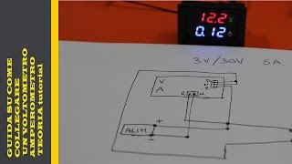 GUIDA SU COME COLLEGARE UN VOLTOMETRO AMPEROMETRO TEORIA tutorial [upl. by Adla]