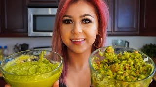 How to Make GUACAMOLE and AVOCADO SALSA [upl. by Linea]