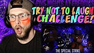 Vapor Reacts 834  FNAF SFM TRY NOT TO LAUGH quotThe Special Strikequot by TheHottest Dog REACTION [upl. by Ahsiele884]