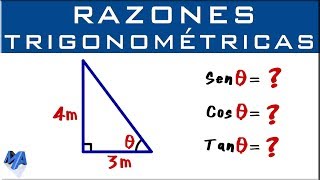 Razones trigonométricas de un ángulo  Ejemplo 2 [upl. by Goulder]