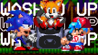 OLD VERSION Friday Night Funkin VS Dorkly Sonic Custom Song  Washed Up OST Fanmade [upl. by Witkin80]