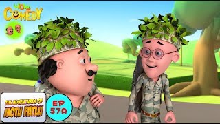 Fauji Uncle  Motu Patlu in Hindi  3D Animated cartoon series for kids  As on Nickelodeon [upl. by Platon799]