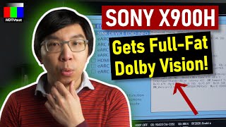 XH90 X900H is Sonys First TVLed Dolby Vision TV After Firmware Update [upl. by Markman]