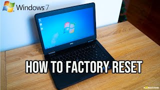 How to easily Factory Reset a Windows 7 PC [upl. by Arraek]