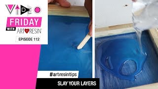 How Do You Pour Multiple Resin Layers [upl. by Ylekalb]