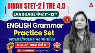 Bihar STET English  STET 2025 Phase 2 English Class 9th amp 10th Practice Set By Deepti Maam 58 [upl. by Hopper]