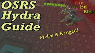 OSRS Alchemical Hydra Guide Ranged amp Melee  How I Fight The Hydra Boss [upl. by Erdnassak]