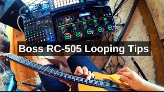 Boss RC505 Live Looping Tips and Tricks  My Rig run down [upl. by Dahlia]