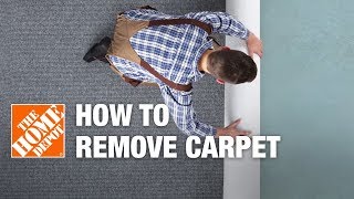 How to Remove Carpet  DIY Carpet Removal [upl. by Sgninnej]