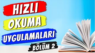 HIZLI OKUMA TEKNİKLERİ  ANLAYARAK HIZLI OKUMA  BÖLÜM 2 [upl. by Michal]