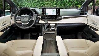 2021 AllNew Toyota Sienna Models  Interior Details [upl. by Mosra]