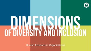 Dimensions of Diversity and Inclusion [upl. by Ardnaeel]